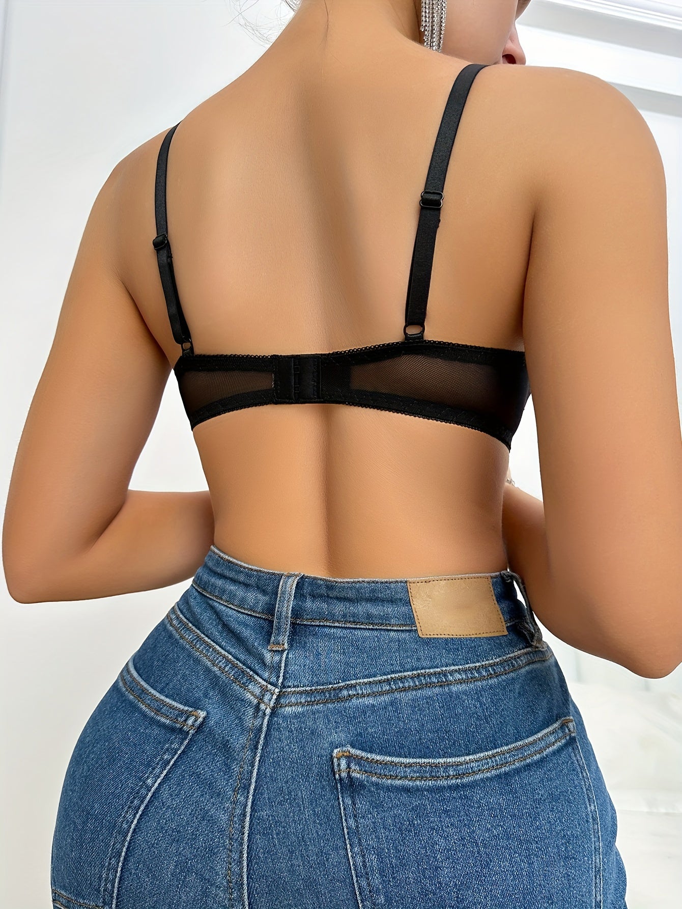 Strappy Backless Bra with Sexy Design, Women's Fashion