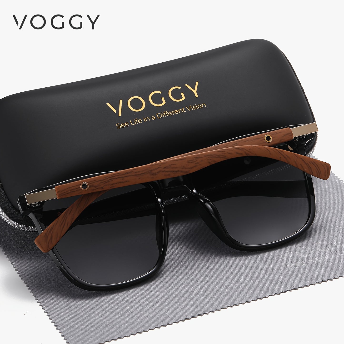 VOGGY Fashion Simple Retro Polarized Glasses for Men and Women, Perfect for Sports, Driving, Outdoor Activities, and Parties.