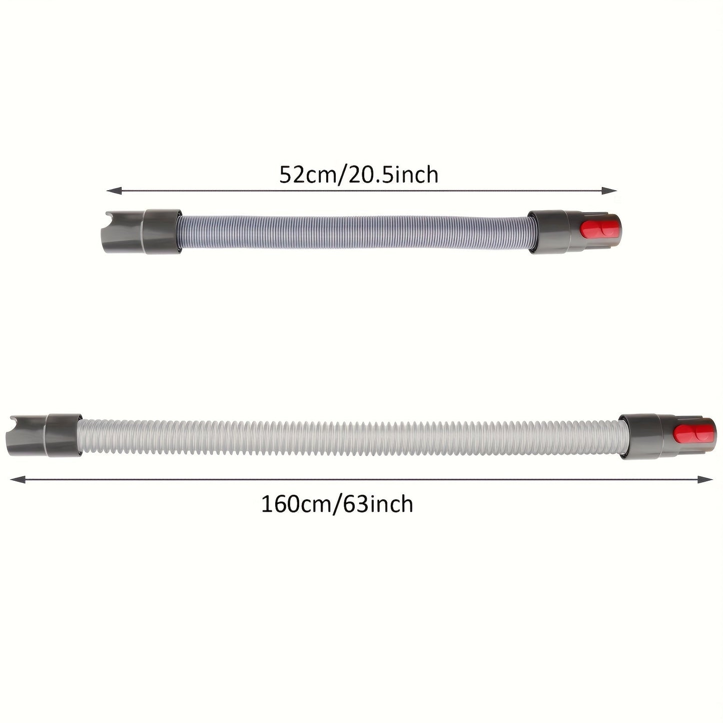 Dyson changyutgichingizning shlangini 1 dona kengaytiruvchi quvur bilan kengaytiring - Dyson V8, V7, V10, V11, V15 ga mos keladi - Erishish va tozalash samaradorligini oshiring