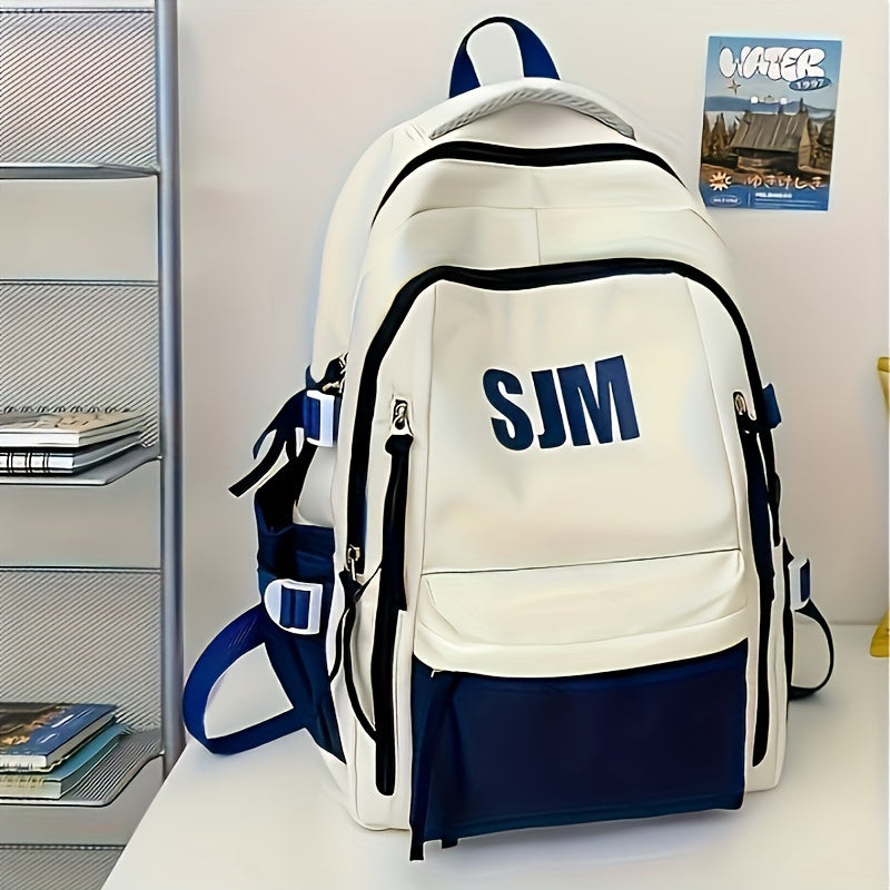 Stylish and durable travel backpack ideal for campus use.