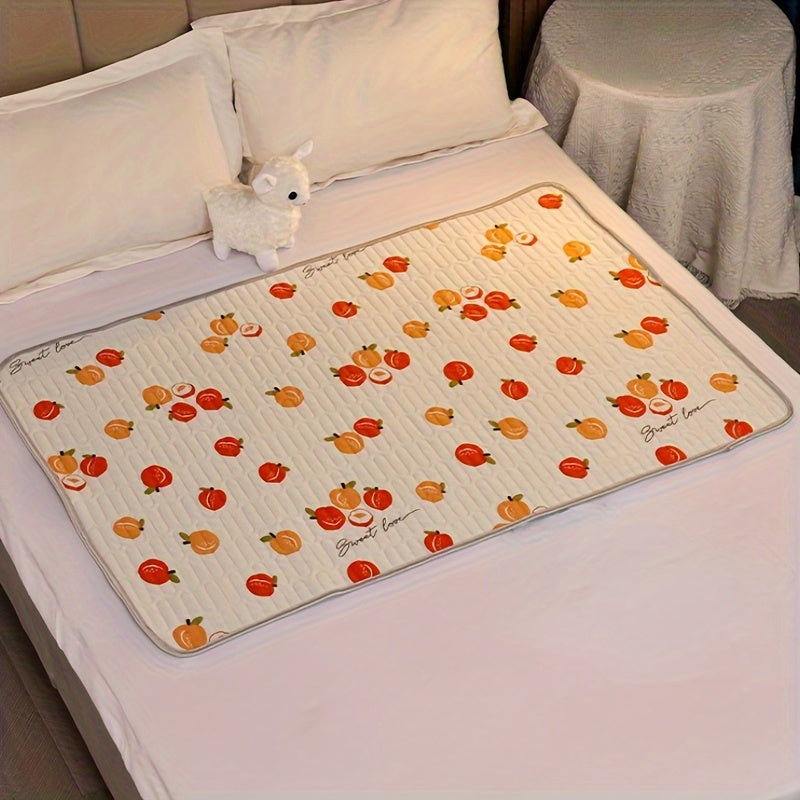 Ultra-Large Waterproof Diaper Changing Mat with Non-Slip Backing, Soft and Washable - Adorable Cartoon Design