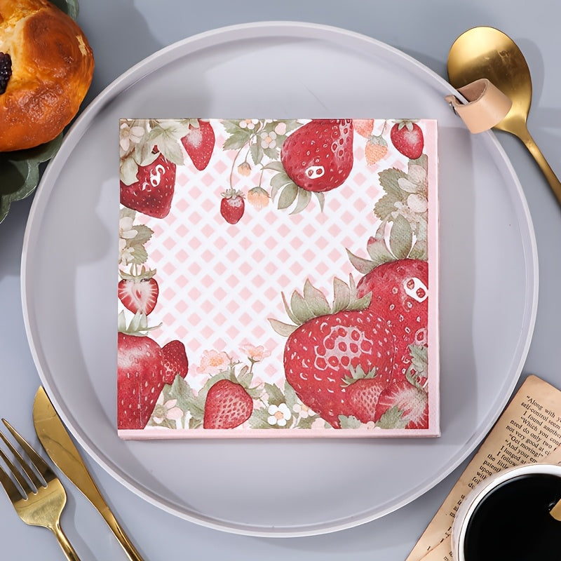 Package of 40 tri-fold disposable Christmas napkins featuring a Santa print, perfect for holiday parties and dining.