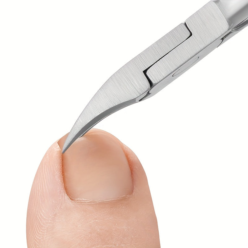 Nail clipper for thick nails, ingrown nails, and paronychia trimming, with manicure and pedicure tools.