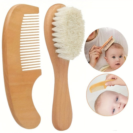 Combining both a wooden brush and soft hair comb, this portable head massager is perfect for a relaxing and cute hair bath experience.