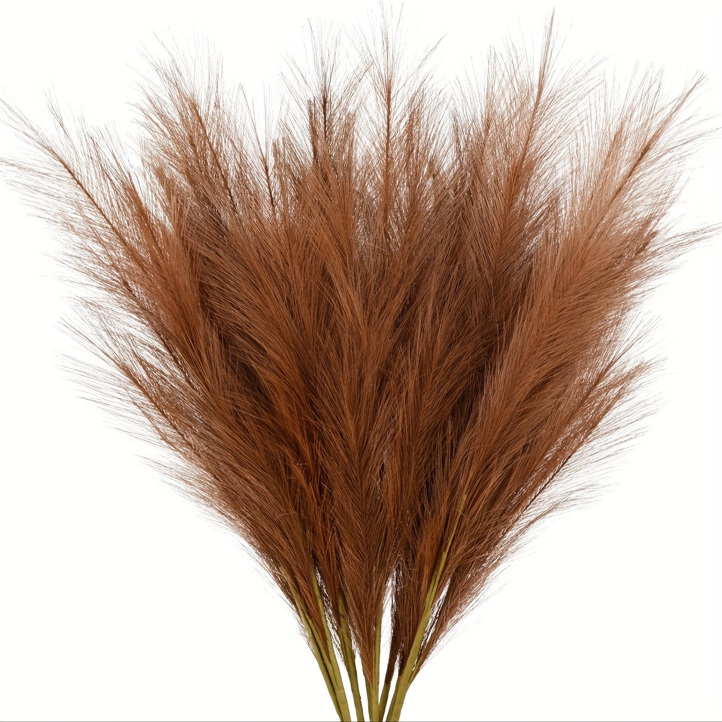 12 Bohemian fabric pampas grass decorations, 54.86cm artificial plants for tabletop, suitable for various holidays - no container included