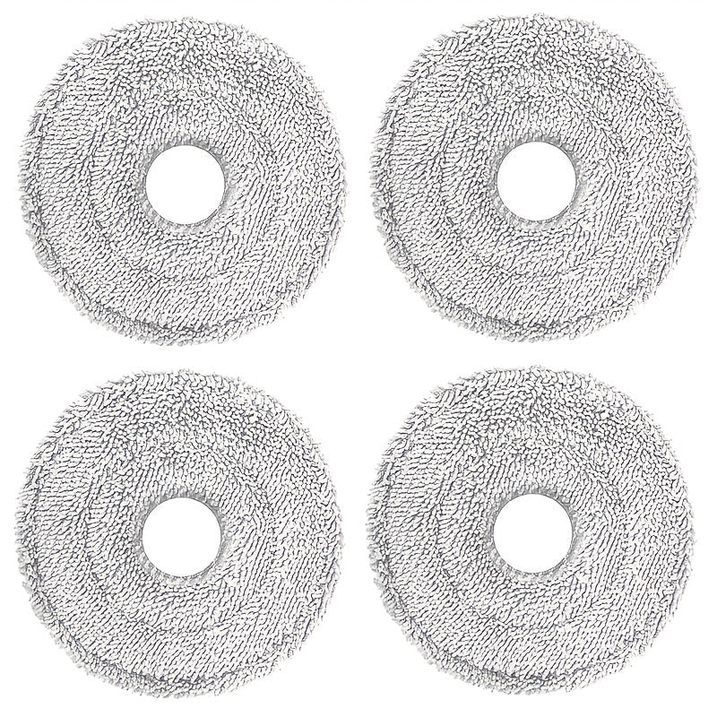 The Dreame 4-Pack Robot Vacuum Mop Pads are designed to be compatible with various models including L10s Pro Ultra Heat, X40 Ultra, X30 Ultra, L10s Pro Gen 2, X30 Pro Plus, X30 Pro Ultra, L20 Ultra, L10s Ultra, L10s Plus, and L10 Prime. These washable