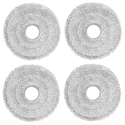 The Dreame 4-Pack Robot Vacuum Mop Pads are designed to be compatible with various models including L10s Pro Ultra Heat, X40 Ultra, X30 Ultra, L10s Pro Gen 2, X30 Pro Plus, X30 Pro Ultra, L20 Ultra, L10s Ultra, L10s Plus, and L10 Prime. These washable