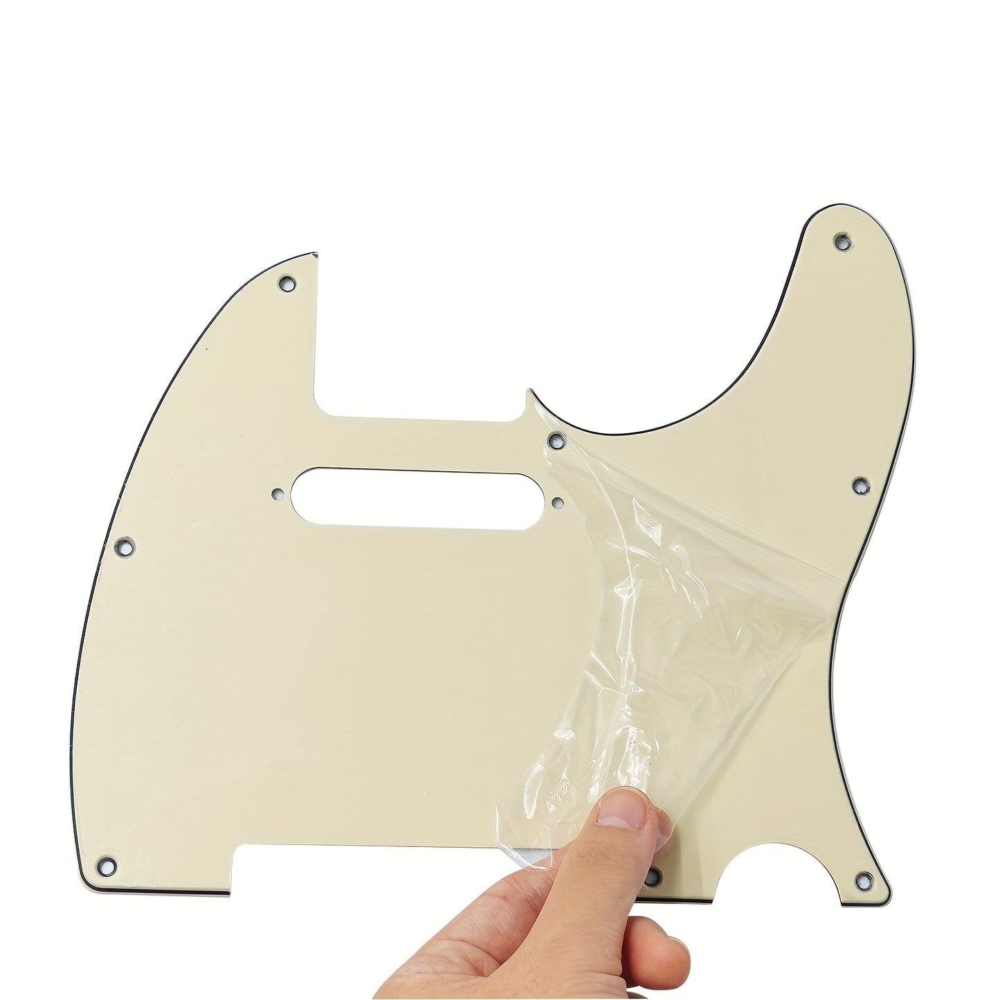 8-hole guard plate for standard FD TL modern style electric guitars, with multiple colors and installation screws included.