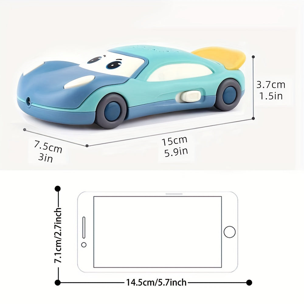 The Baby Phone Toy features music, lights, a mini projector, and educational activities like number counting, colors, and animal sounds. It is a smart and fun toy that does not require batteries.