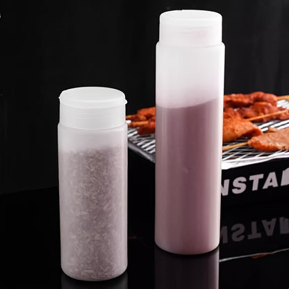 Multi-purpose powder dispenser bottle for various ingredients such as flour, sugar, coffee, BBQ spices, etc. Made of BPA-free plastic, easy to clean, available in 400ml or 600ml sizes, a must-have kitchen gadget.