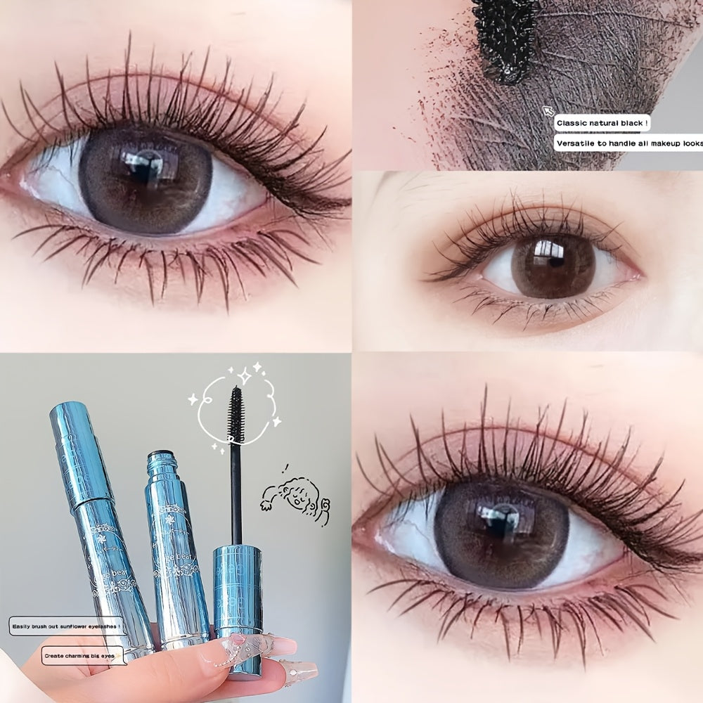 Dense Slender Mascara for Natural Curling, Durable and Waterproof with Plant Squalane Formula.