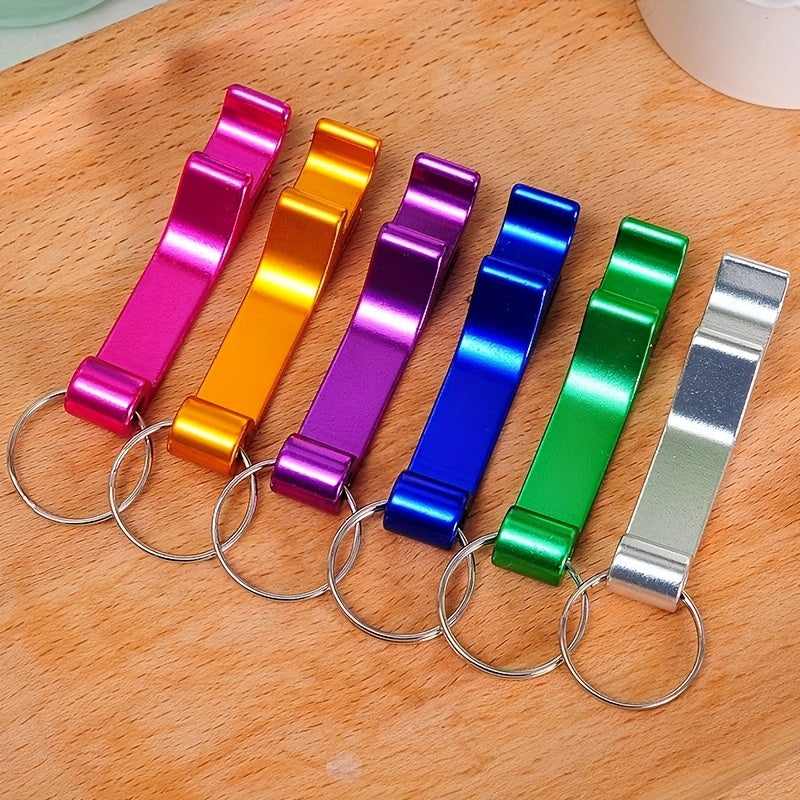 10-pc, Multi-function Aluminum Beer Bottle Opener with Creative Screwdriver Key Ring, Portable Can Opener