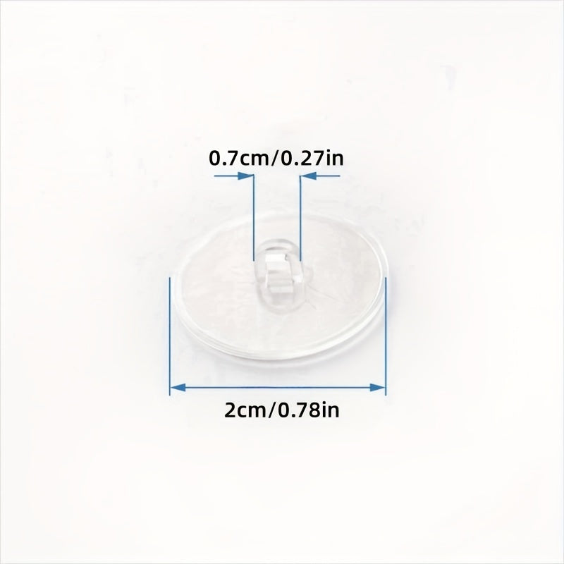 Kichik plastik shift tutqichlari 20, 50 va 100 dona miqdorda. O'lchami 2 sm, o'z-o'zidan yopishqoq orqa qismi bor. Yotoqxonalarga, yashash xonalariga, bayramlarga va bezaklarni osish uchun mos. Turli xil kichik narsalar uchun foydali.