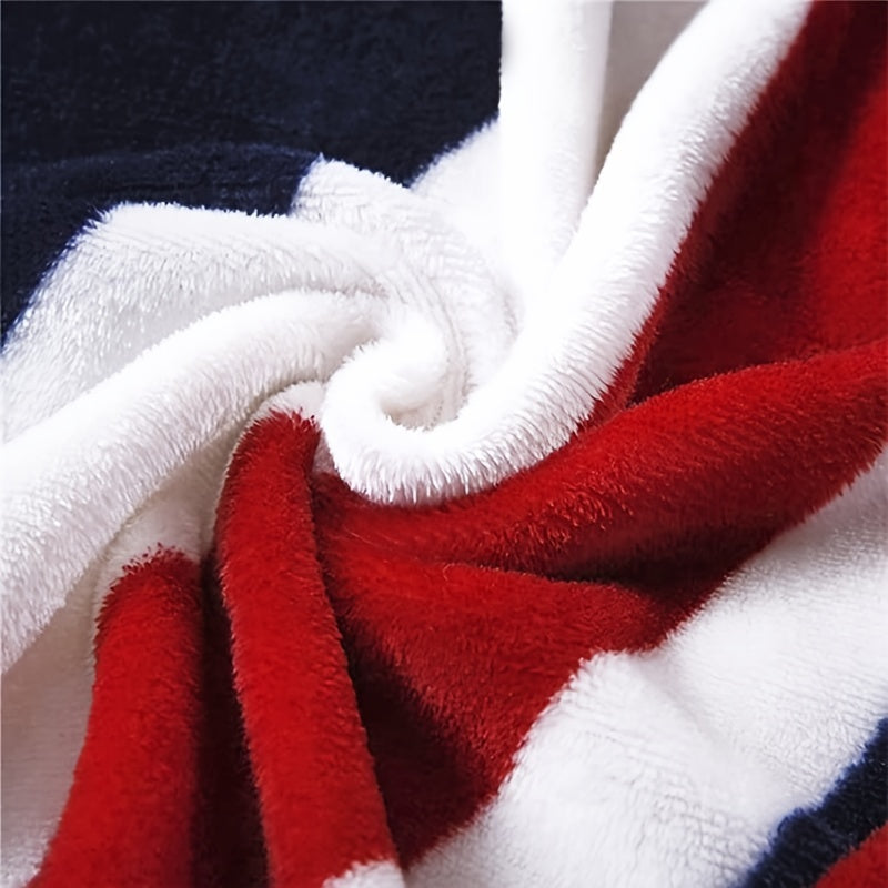 British Flag Bed Blanket made of super soft material - Stay cozy and warm with this plush fleece throw, perfect for couch, sofa, car, or travel - Easy to clean in the washing machine - Measures 59x79 inches.