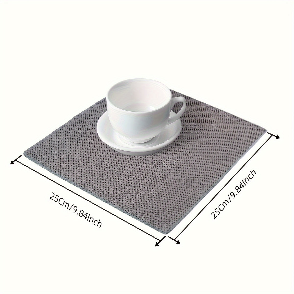 5/10pcs Waffle Square Plaid Dish Cloths with Super Soft Water Absorption and Quick Dry Qualities, Ideal for Dishwashing and Cleaning, Also Suitable for Use as Face Towels or Scouring Pads in the Kitchen.