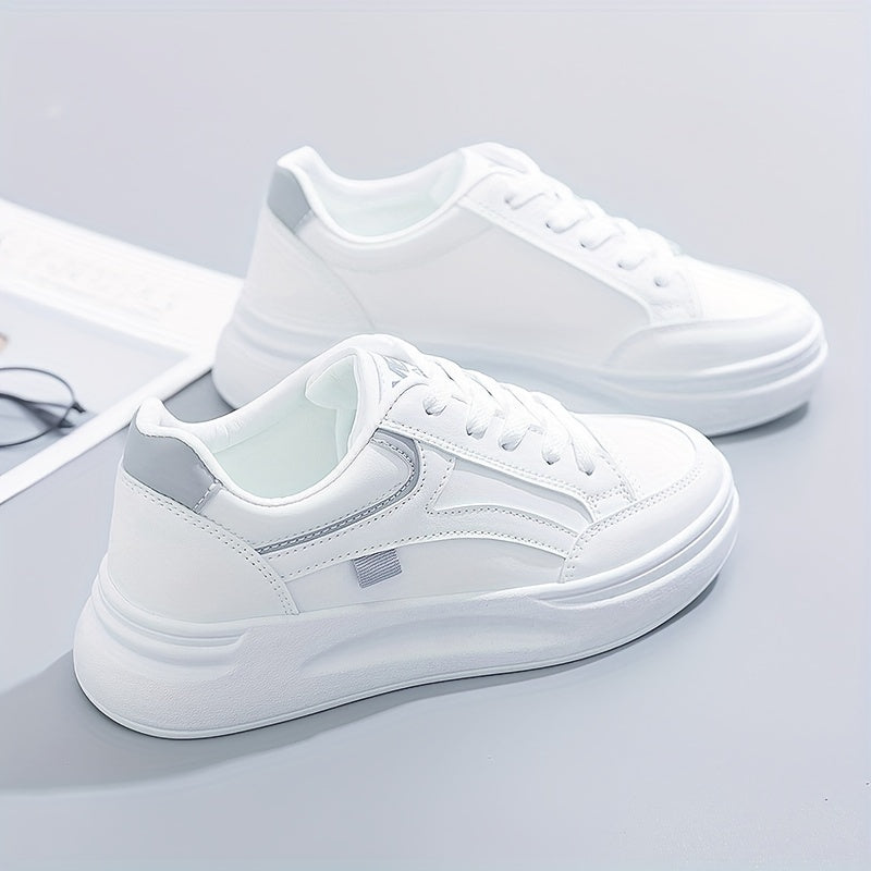 Girls platform sneakers, durable and non-slip for all seasons.