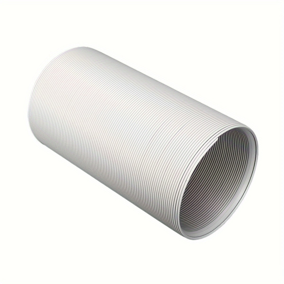 Extendable vent pipe made of flexible stainless steel and polypropylene for mobile air conditioner exhaust duct hose - perfect for use with AC units, dehumidifiers, and dryer vents. No electricity required.