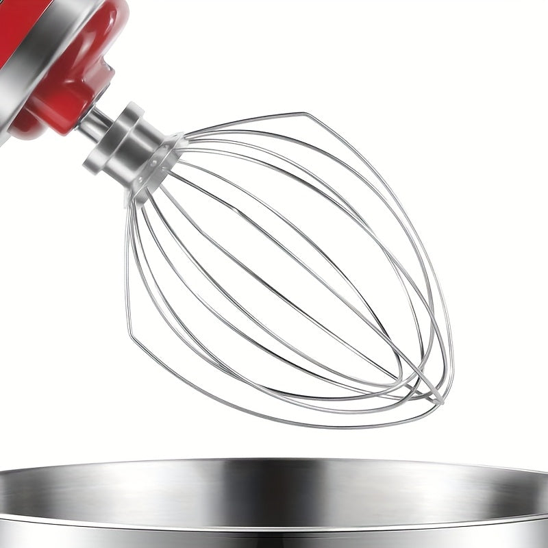 The Egg Beater with Six Claws is designed for use with Kitchen Aid 4.5-5QT Tilt-Head and 5QT Lift Bowl Stand Mixers, serving as a suitable replacement part for KA Mixers.