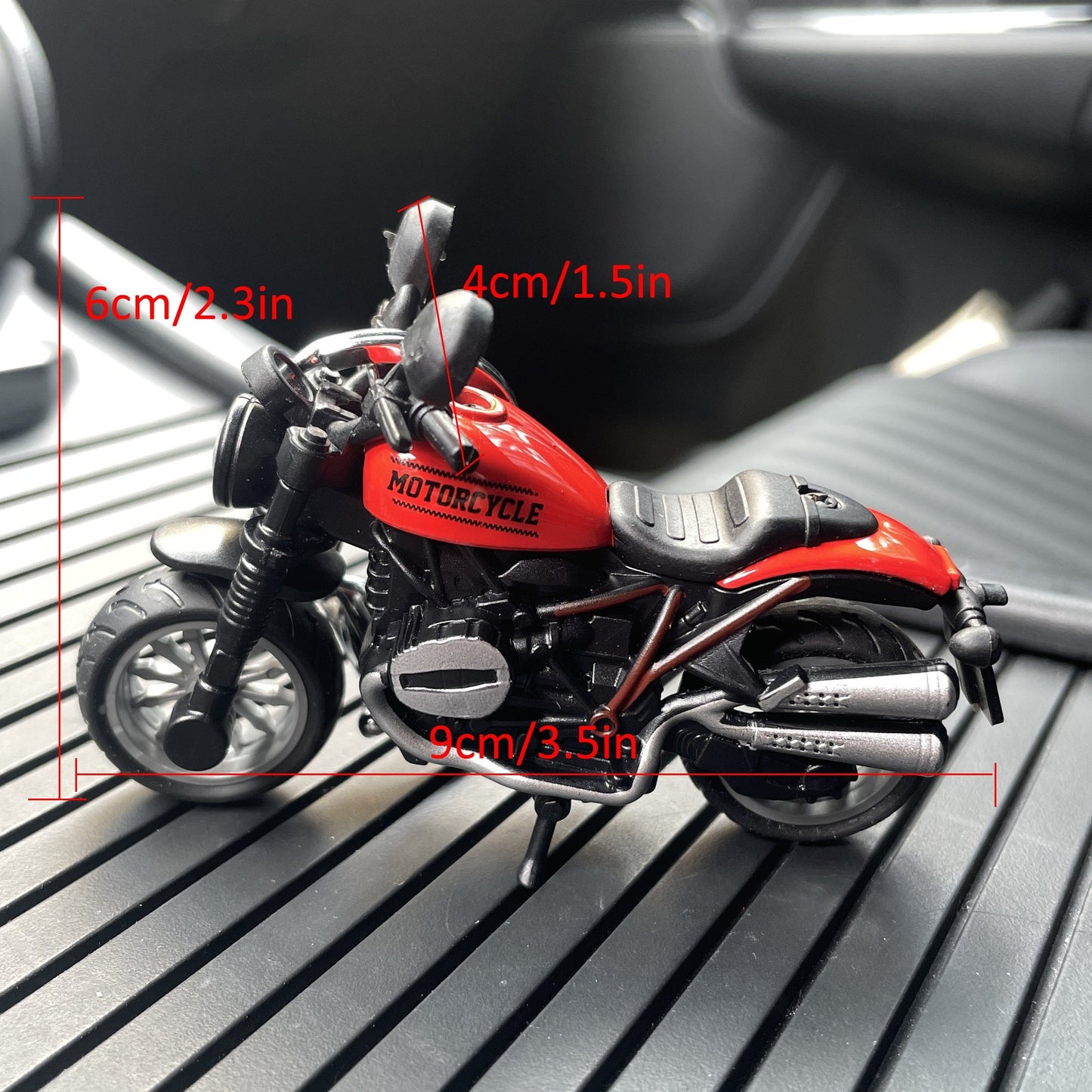 Unique Mini Motorcycle Model Car Keychain Trendy in Europe, America, and the Middle East Versatile Key Holder, Stylish Keyring