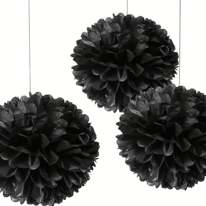 3 Paper Pom Poms for Wedding and Birthday Party Decorations