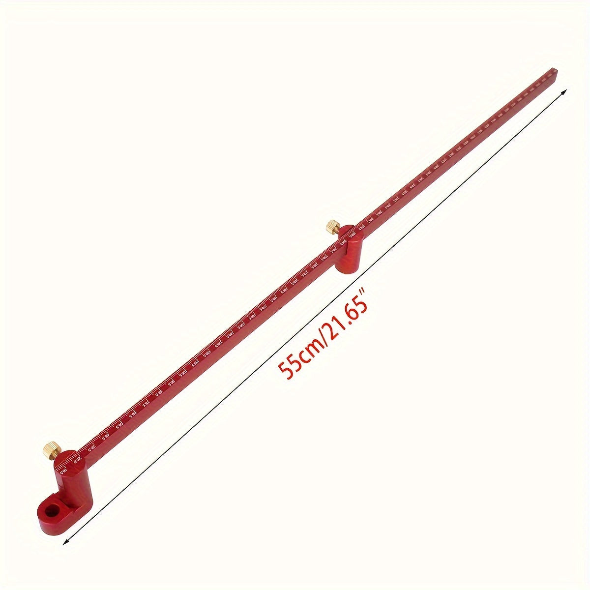 Woodworking scribing gauge with center finder, lengthening aluminum alloy circle ruler, and compass for woodturners.