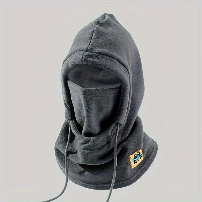 Protection from the wind with a fleece balaclava that keeps you warm, featuring a knit neck gaiter with ear protection. Ideal for cycling and outdoor activities, it is compatible with helmets.