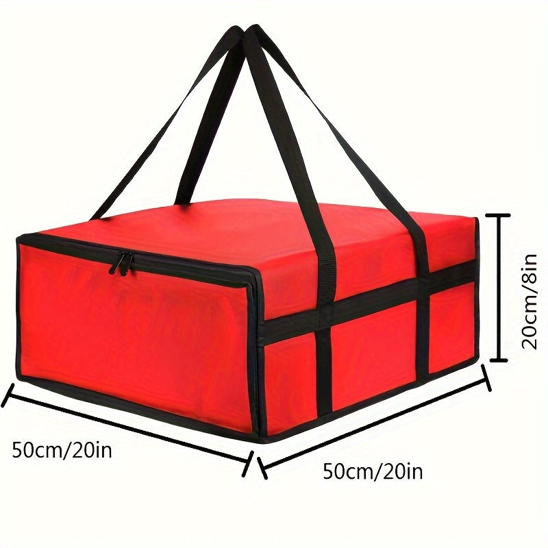 Вместительная термосумка для доставки пиццы — прочная, экологичная сумка для ланча на свежем воздухе, на работе и в школе — идеально подходит для студентов и специалистов, возвращающихся в школу