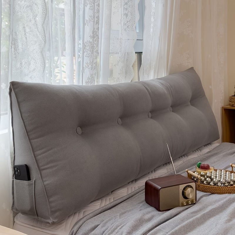 Detachable and washable backrest cushion for bed or floating window, perfect for bedroom or living room decor.