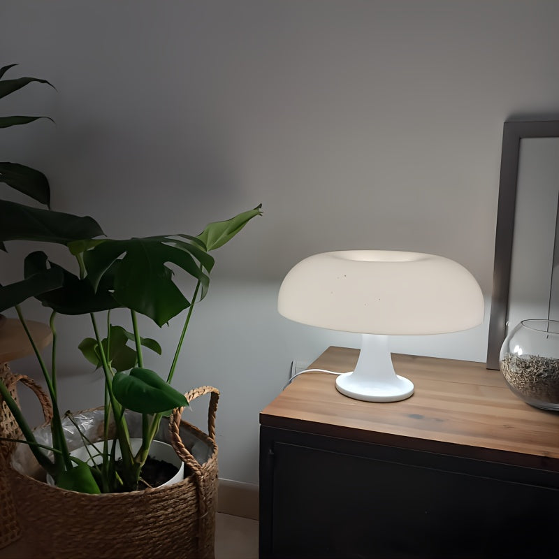 Modern minimalist LED table lamp with dimmable cold/warm/neutral light, ideal for hotels, living rooms, and bedside decor.