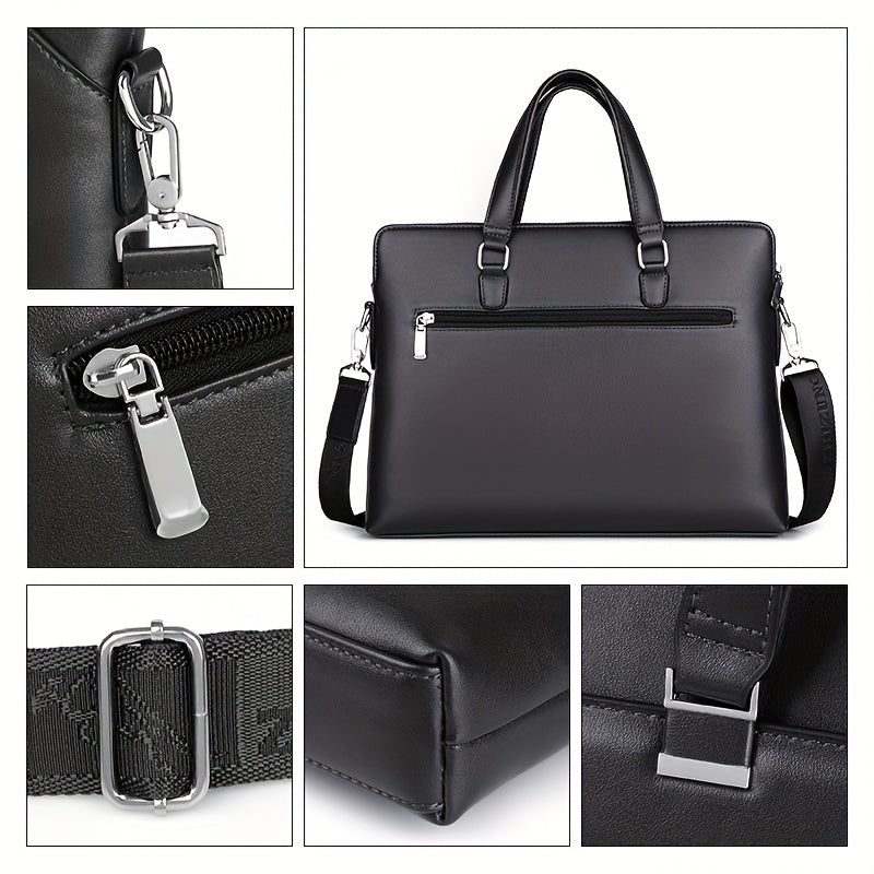 Men's handbag set including computer briefcase.