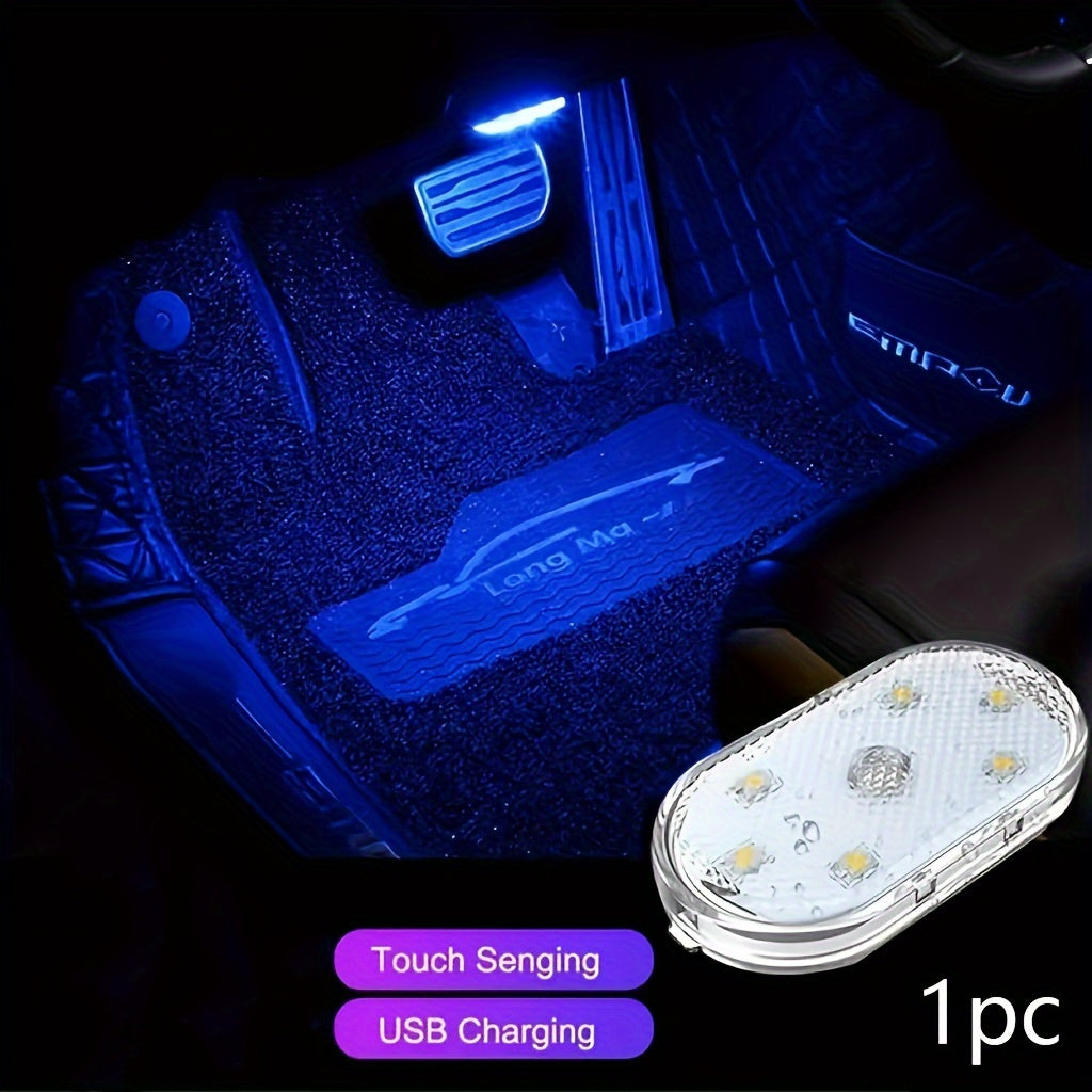 Enhance your vehicle with this rechargeable LED car touch light, great for use in cars, trucks, and vans.