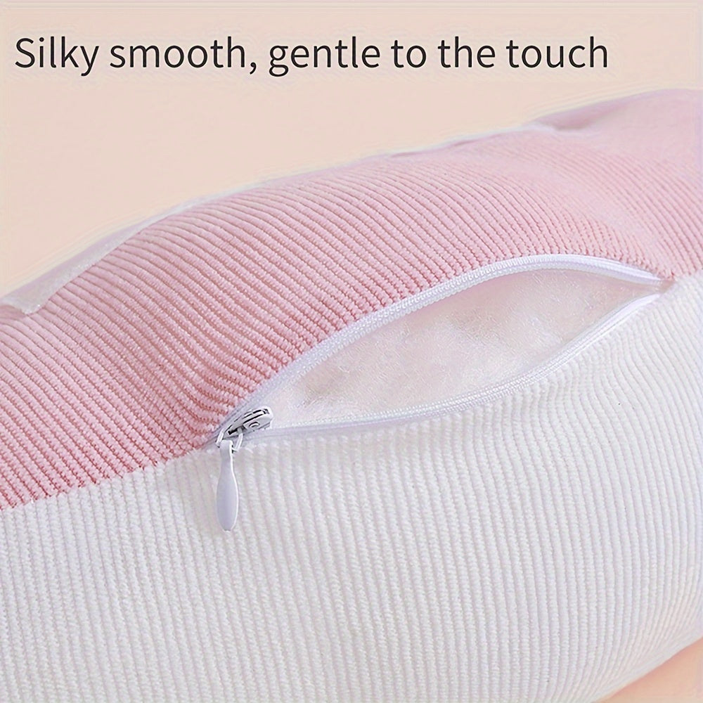 U-shaped Pregnancy Pillow for Side Sleeping Support with Waist and Abdominal Cushion - Perfect for Pregnant Women Throughout All Seasons.