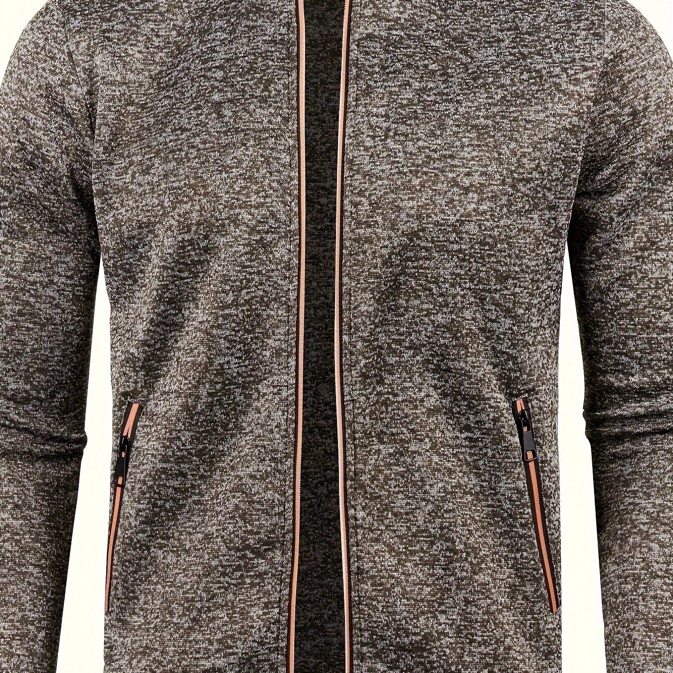 Stylish Men's Zip-Up Cardigan for Fall/Winter