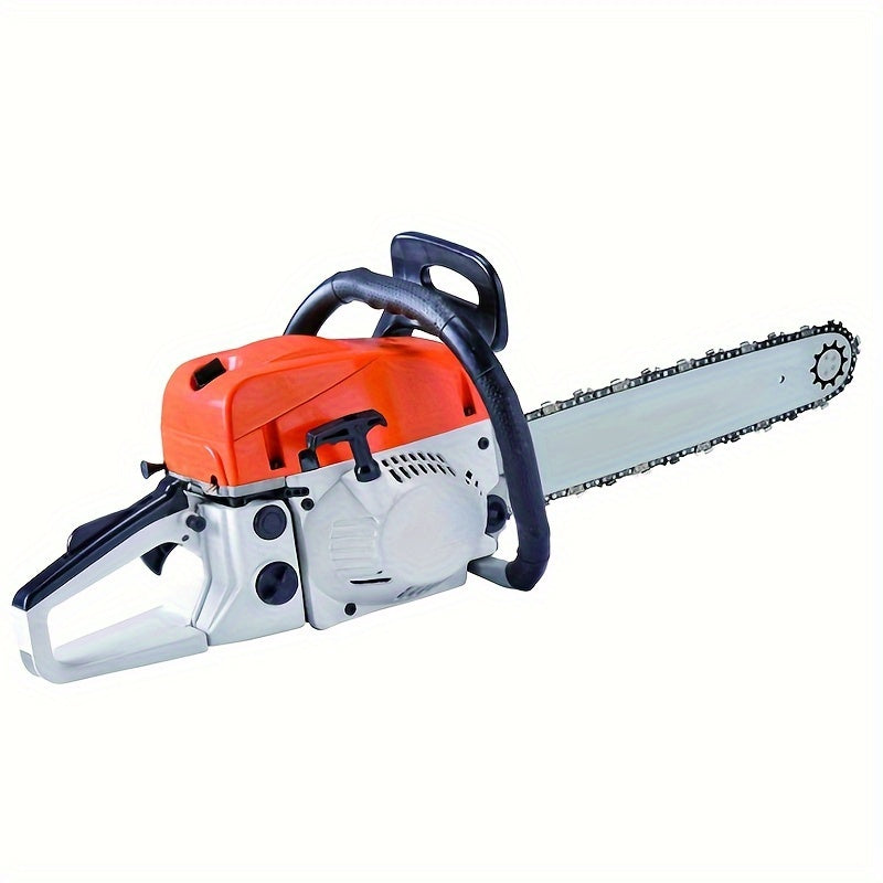 Durable plastic easy starter assembly for 4500/5200/5800 engine chainsaw in orange with black handle, featuring efficient airflow design.