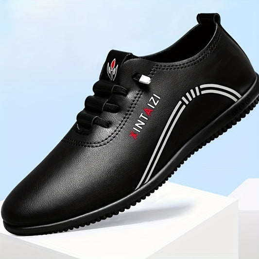 Casual lace-up men's business shoes for formal occasions.