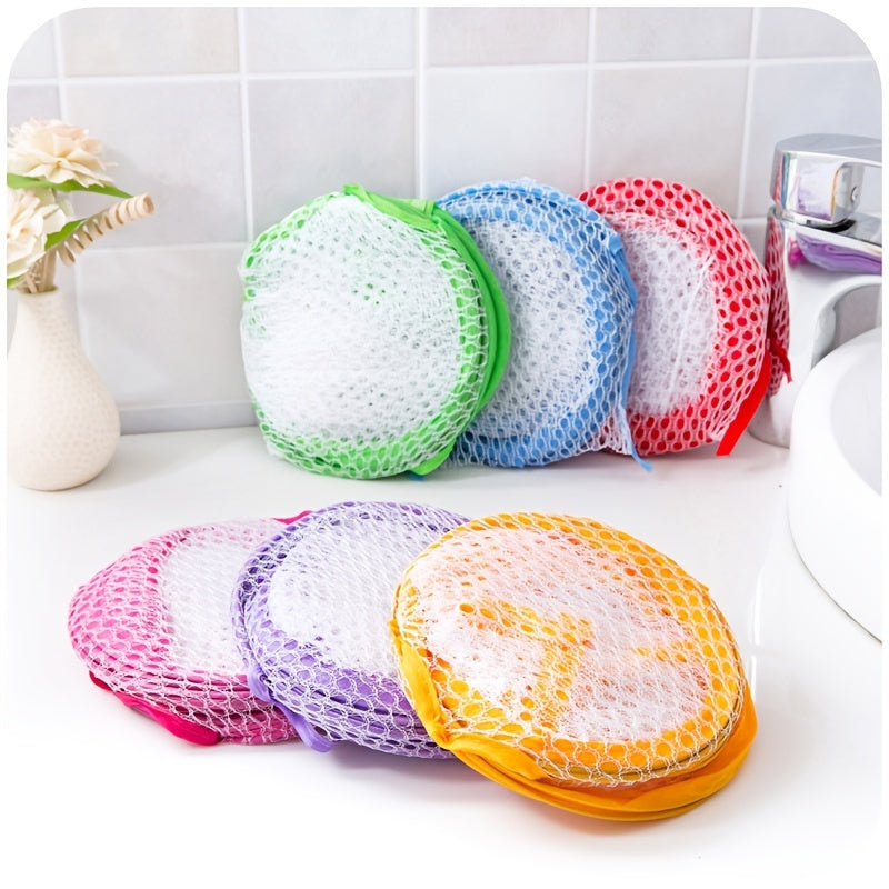 Collapsible Pop-up Mesh Laundry Basket for Portable Clothes Washing - Conveniently Stores Dirty Clothes, Socks, Underwear, Toys, and More