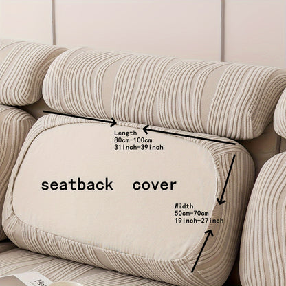 Polar Fleece Sofa Cover with Elastic and Non-slip Features for Pet Protection and Home Décor.