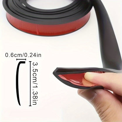 Red plastic 1.5m wheel arch protector strip for SUVs and cars. Durable, anti-collision and waterproof with easy installation.