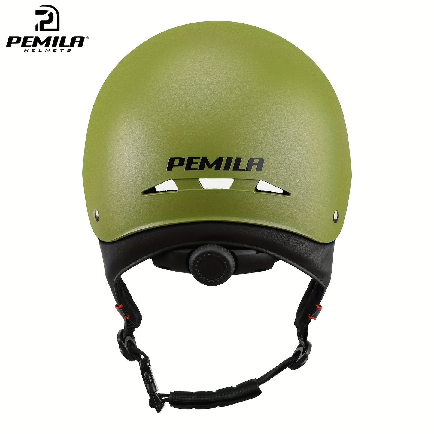 PEMILA Classic adult riding helmet with ABS shell and adjustable chin strap in various colors.