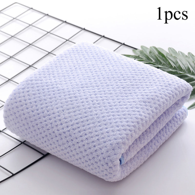 Soft, absorbent towels for various uses including cleaning and washing. Ideal for both men and women at home.