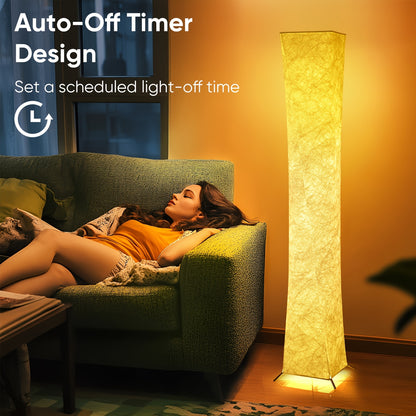 Modern LED floor lamp, 132.08cm, adjustable warm light, remote-controlled, USB powered, matte metal finish, space-themed home decor for bedroom, living room, game room.