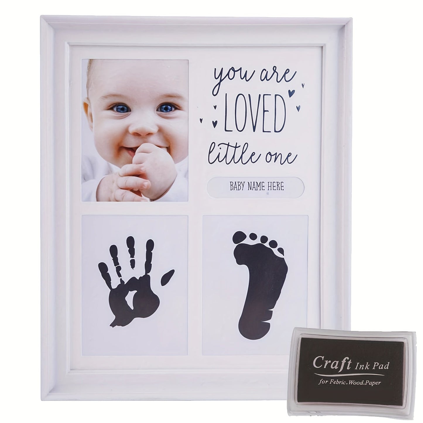 Make a Memory that Lasts: Baby Handprints and Footprints Kit - Ideal Baby Shower Present for New Parents, a Gift for Halloween, Thanksgiving, or Christmas