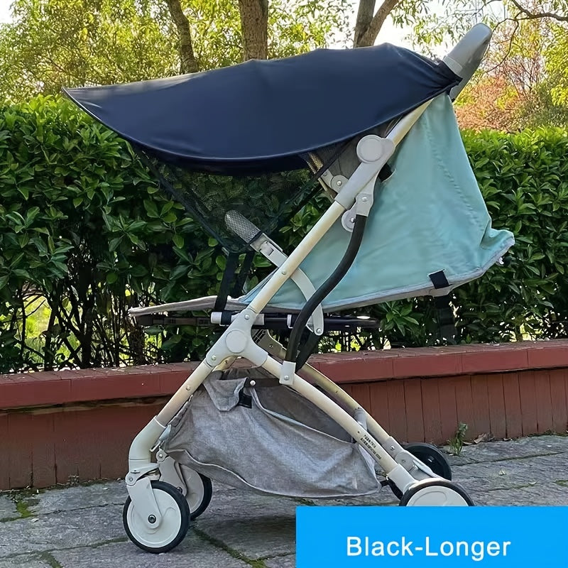 Protection from UV rays for your toddler's stroller and car seat with the Stroller Sunshade.