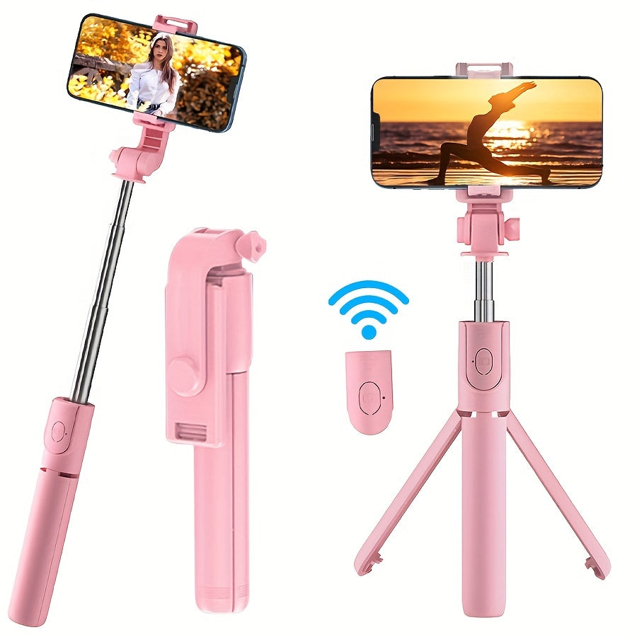 Wireless Selfie Stick with Tripod and Remote Control