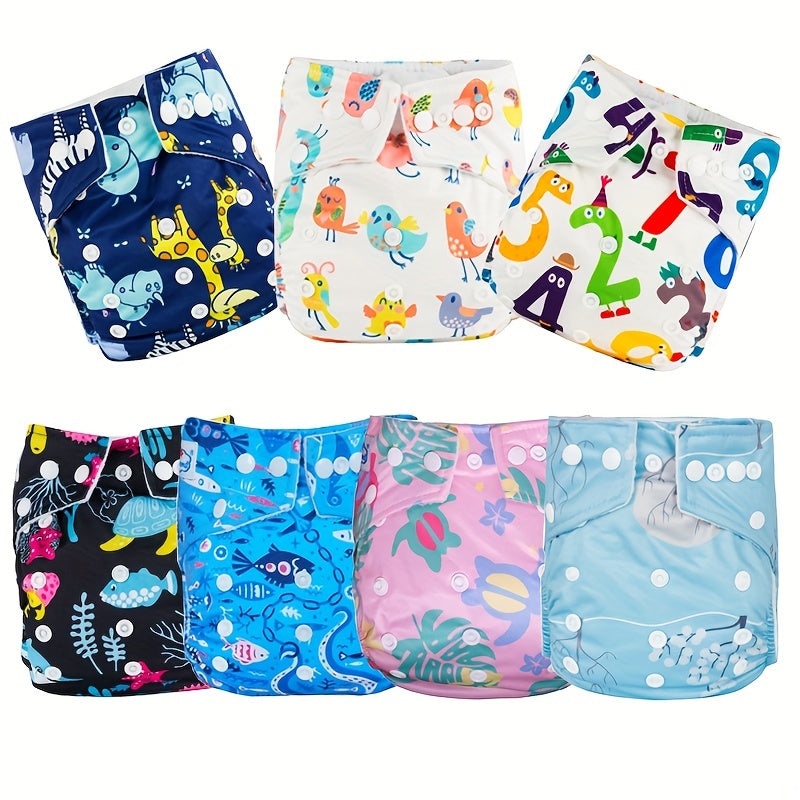 Soft Microfleece Babyland Cloth Diapers are designed for easy insert removal, with a double row snap for a secure fit. They feature delicate workmanship for comfort and leak protection, suitable for children ages 0-3.