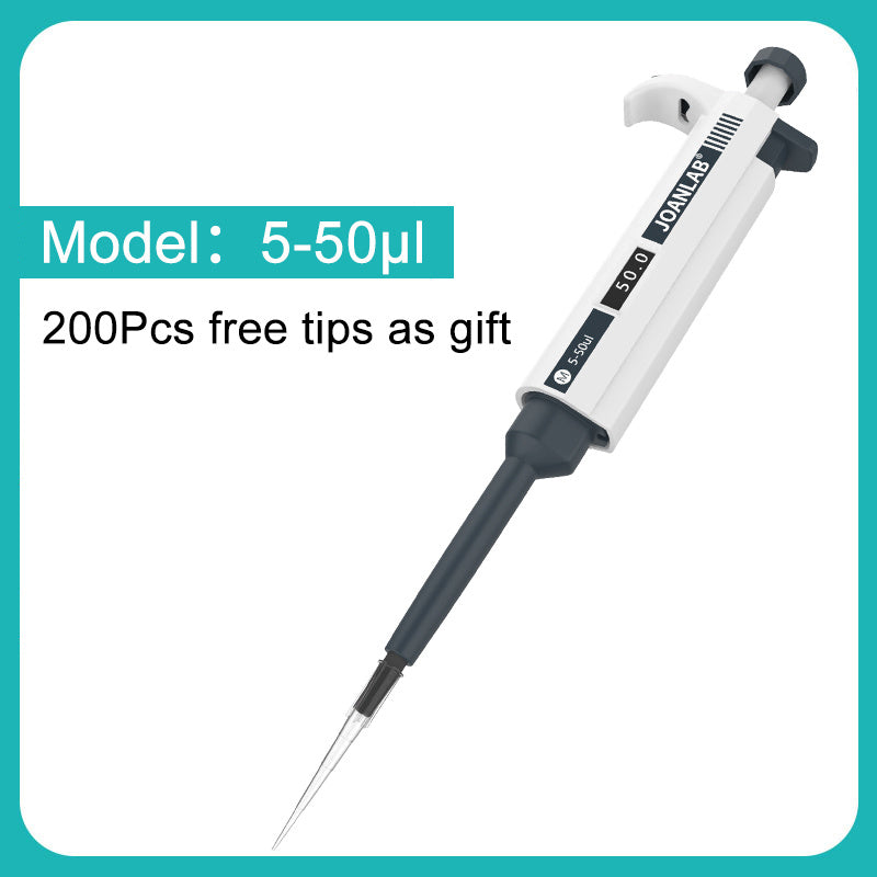 JOANLAB Single Channel Digital Adjustable Micropipette with Tips