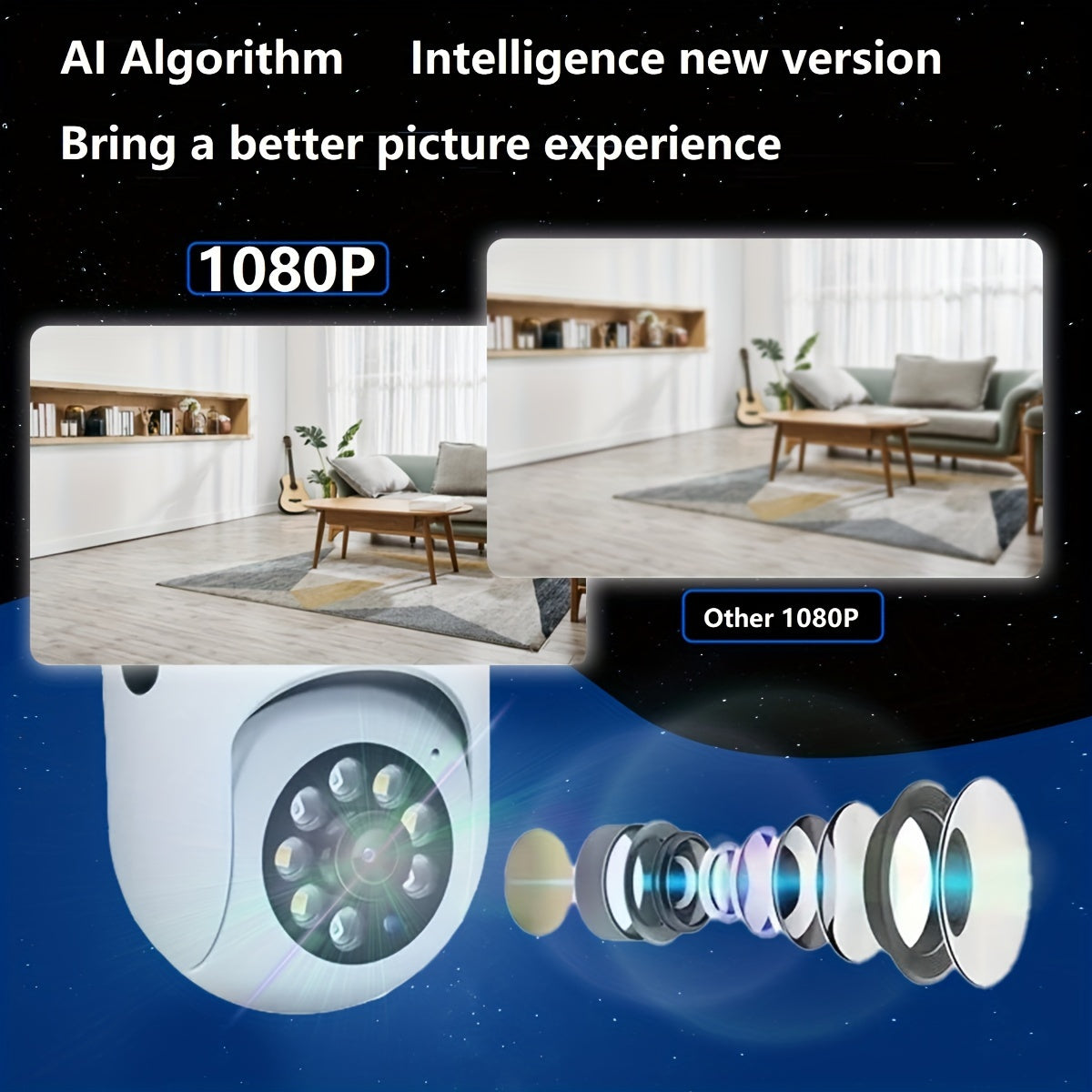 Откройте для себя JOOAN 1080P HD Smart PTZ Camera - беспроводной WiFi для легкой настройки, голосовой интерком для бесшовной связи, удаленный доступ для удобства, питание от USB для универсальности и совместимость с Apple HomeKit.