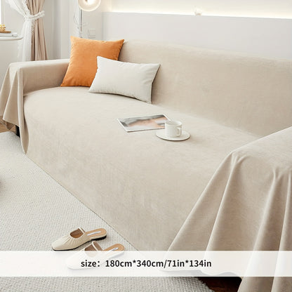 Durable Chenille Sofa Cover, ideal for Bedroom and Living Room, all-weather furniture protection.