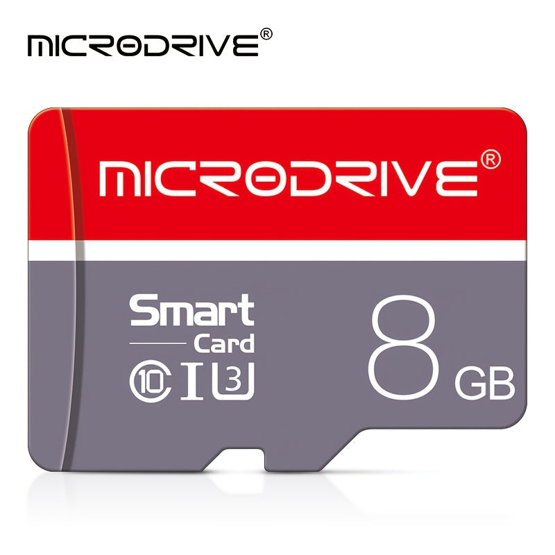 MICRODRIVE 128GB Class 10 U3 UHS-I TF SD Memory Card with USB Card Reader Adapter.