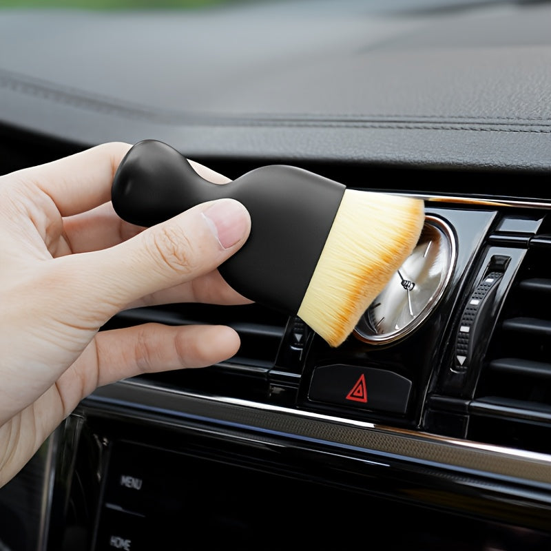 Portable and Easy-to-Use Handheld Cleaning Brushes for Cars, Small Brush Included, Ideal for Home and Automotive Use